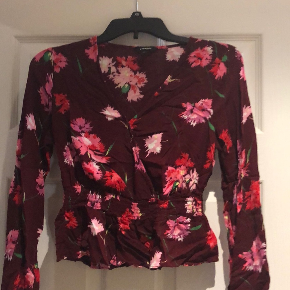Express floral peplum